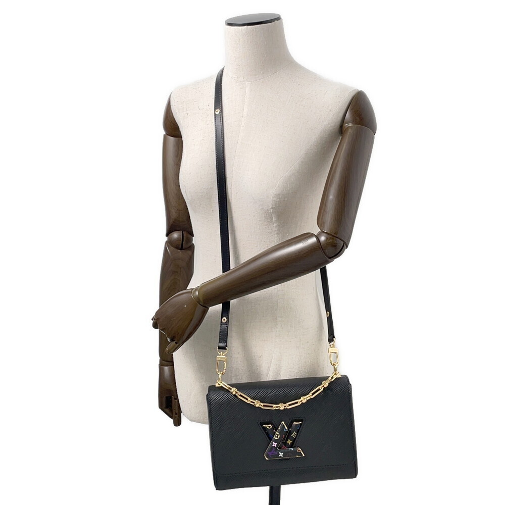 Louis Vuitton Epi Bag LV TM Twist Chain Takashi Murakami Black - Picture 4 of 7